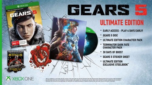 Gears of War 4 [ Ultimate Edition STEELBOOK ] (XBOX ONE) NEW