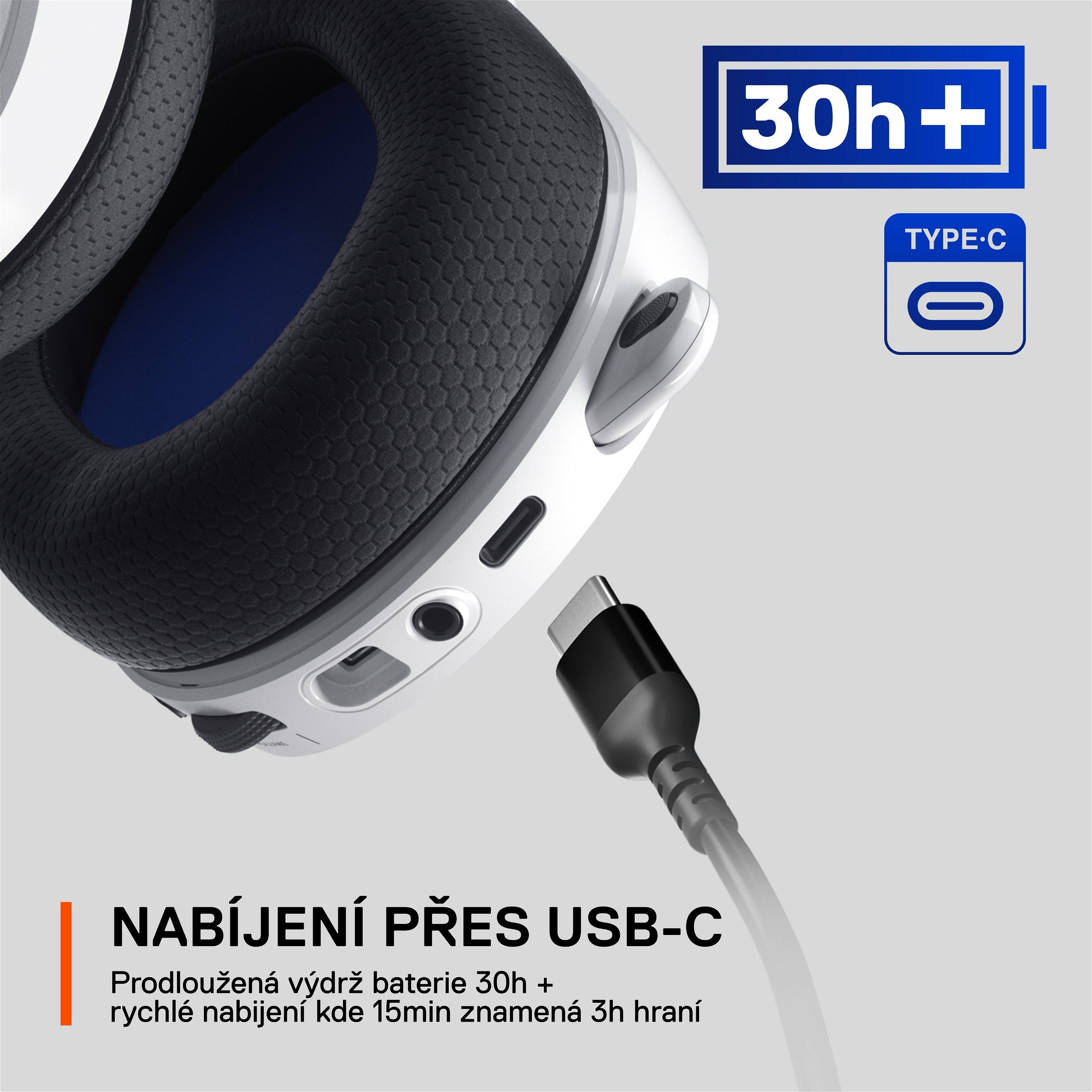 SteelSeries Arctis 7P+ White - Gaming Headphones | alza.hu