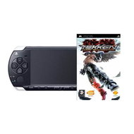 Sony Playstation Portable (PSP) Piano Black, 4,3'' TFT, 64MB, USB2.0 + Hra TEKKEN Dark Resurrection - Game Console