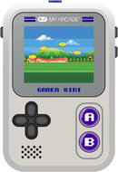 My Arcade Gamer Mini Classic 160-in-1 Grey and Purple - Game Console