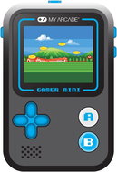 My Arcade Gamer Mini Classic 160-in-1 Black and Blue - Game Console