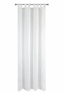 MyBestHome Decorative curtain with loops DIANA white 140 × 260 cm - Curtain
