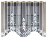 MyBestHome Decorative jacquard curtain with tape MILLY 150 white 300 × 150 cm - Curtain
