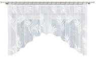 MyBestHome Decorative arched short flip flop curtain KAJA 100 white 250 × 100 cm - Curtain