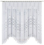 MyBestHome Decorative arched long flip flop curtain EMILIA 180 white 340 × 180 cm - Curtain