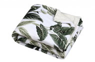 Mybesthome Topiary white/green, 130 × 160 cm France - Blanket