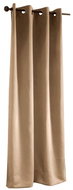 Mybesthome Sierra Blackout Blackout curtain with rings, 135 × 250 cm, beige, 1 piece - Drape
