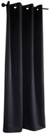 Mybesthome Sierra Blackout Blackout curtain with rings, 135 × 250 cm, black, 1 piece - Drape