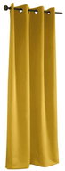 Mybesthome Sierra Blackout Blackout curtain with rings, 135 × 250 cm, mustard/mustard, 1 piece - Drape