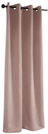 Mybesthome Sierra Blackout Blackout curtain with rings, 135 × 250 cm, pink, 1 piece - Drape