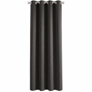 MyBestHome Sydney blackout curtain with rings, ‘blackout’, 135 × 270 cm, graphite, 1 piece - Drape