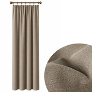 MyBestHome 100% blackout curtain – Super Blackout, 140×250 cm, beige, 205 gathering tape, 1 piece - Drape