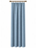 MyBestHome 100% blackout curtain – Super Blackout, 140×250 cm, blue 019, with gathering tape, 1 piec - Drape