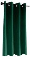 Mybesthome New Vitoria Blackout Blackout Blackout short curtain with rings, 135 × 160 cm, green, 1 p - Drape