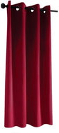 Mybesthome Flavia Blackout Blackout blackout short curtain with rings, 135 × 180 cm, red, 1 piece - Drape