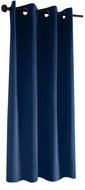 Mybesthome Flavia Blackout Blackout blackout short curtain with rings, 135 × 180 cm, blue, 1 piece - Drape