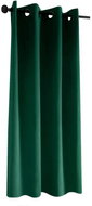 Mybesthome Flavia Blackout Blackout blackout short curtain with rings, 135 × 180 cm, green, 1 piece - Drape