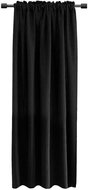 Mybesthome Shary Blackout Blackout blackout curtain with tape, 135 × 270 cm, black, 1 piece - Drape