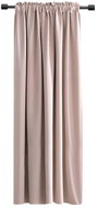 Mybesthome Shary Blackout Blackout curtain with masking tape, 135 × 270 cm, powder pink, 1 piece - Drape
