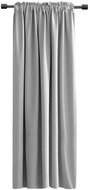 Mybesthome Shary Blackout Blackout curtain with tape, 135 × 270 cm, grey, 1 piece - Drape