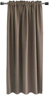 Mybesthome Cairo Blackout Blackout blackout curtain with tape, 135 × 160 cm, cappuccino, 1 piece - Drape