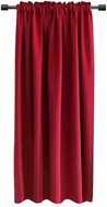 Mybesthome Cairo Blackout Blackout blackout curtain with masking tape, 135 × 160 cm, red, 1 piece - Drape