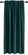 Mybesthome Cairo Blackout Blackout blackout curtain with tape, 135 × 160 cm, petrol, 1 piece - Drape