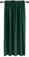 Mybesthome Cairo Blackout Blackout blackout curtain with masking tape, 135 × 160 cm, green, 1 piece - Drape