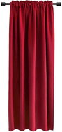 Mybesthome Rabat Blackout Blackout curtain with masking tape, 135 × 180 cm, red, 1 piece - Drape