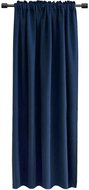 Mybesthome Rabat Blackout Blackout curtain with masking tape, 135 × 180 cm, blue, 1 piece - Drape