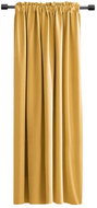 Mybesthome Vigo Blackout Blackout blackout curtain with tape, 135 × 250 cm, mustard/mustard, 1 piece - Drape