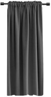 Mybesthome Cuba Blackout Blackout blackout curtain with masking tape, 135 × 160 cm, anthracite, 1 pi - Drape