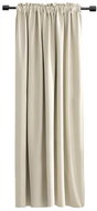 Mybesthome Havana Blackout Blackout blackout curtain with tape, 135 × 250 cm, light beige, 1 piece - Drape
