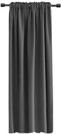 Mybesthome Havana Blackout Blackout blackout curtain with masking tape, 135 × 250 cm, anthracite, 1  - Drape