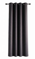 MyBestHome thermal insulation curtain with rings, Polaire anthracite, 135×260 cm, 1 piece - Drape