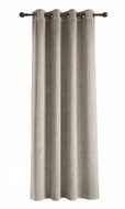 MyBestHome Polaire beige thermal curtain with rings, 135×260 cm, 1 piece - Drape