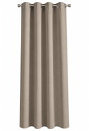MyBestHome Sydney blackout curtain with rings, 135 × 270 cm, cappuccino, 1 piece - Drape
