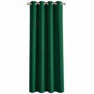 MyBestHome Sydney blackout curtain with rings, 135 × 270 cm, green, 1 piece - Drape