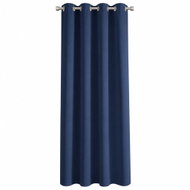 MyBestHome Sydney blackout curtain with rings, 135 × 270 cm, blue, 1 piece - Drape