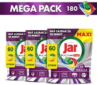 JAR Platinum Plus 30 Minute Miracle 180 ks - Tablety do myčky