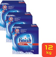 FINISH Salt 3 × 4kg - Dishwasher Salt