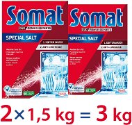 SOMAT Salt 2 × 1.5 kg - Dishwasher Salt