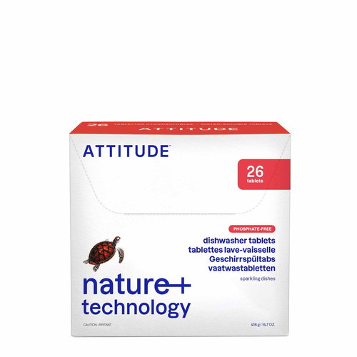 ATTITUDE All in 1 without phosphates 26 pcs - Dishwasher Tablets - Main image