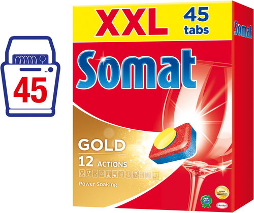 SOMAT Gold 45 pcs Main image SOMAT Gold 45 pcs - Dishwasher Tablets - Main image