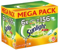 SUNLIGHT All in 1 Citrus 156 ks MEGAPACK - Tablety do myčky