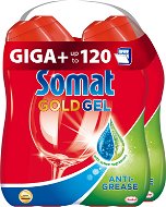 SOMAT Gold Gel AntiGrease 4× 600 ml - Gél do umývačky riadu