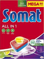 SOMAT All-in-1 Lemon & Lime 80 ks - Tablety do myčky