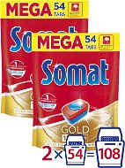 SOMAT Gold Tablety 2× 54 ks - Tablety do umývačky