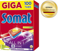 SOMAT All in 1 Lemon & Lime 100 db - Mosogatógép tabletta