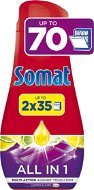 SOMAT All in One Lemon 2 × 630 ml (70 adag) - Mosogatógép gél